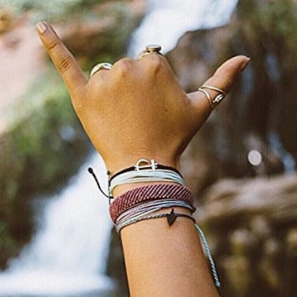 NWT Pure Vida Purple & Blue Mixed Multi Strand Slider Bracelet - Picture 3 of 5